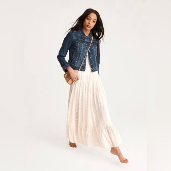 DKNY Cropped Denim Jacket Sz S.  NWT - Picture 5 of 7